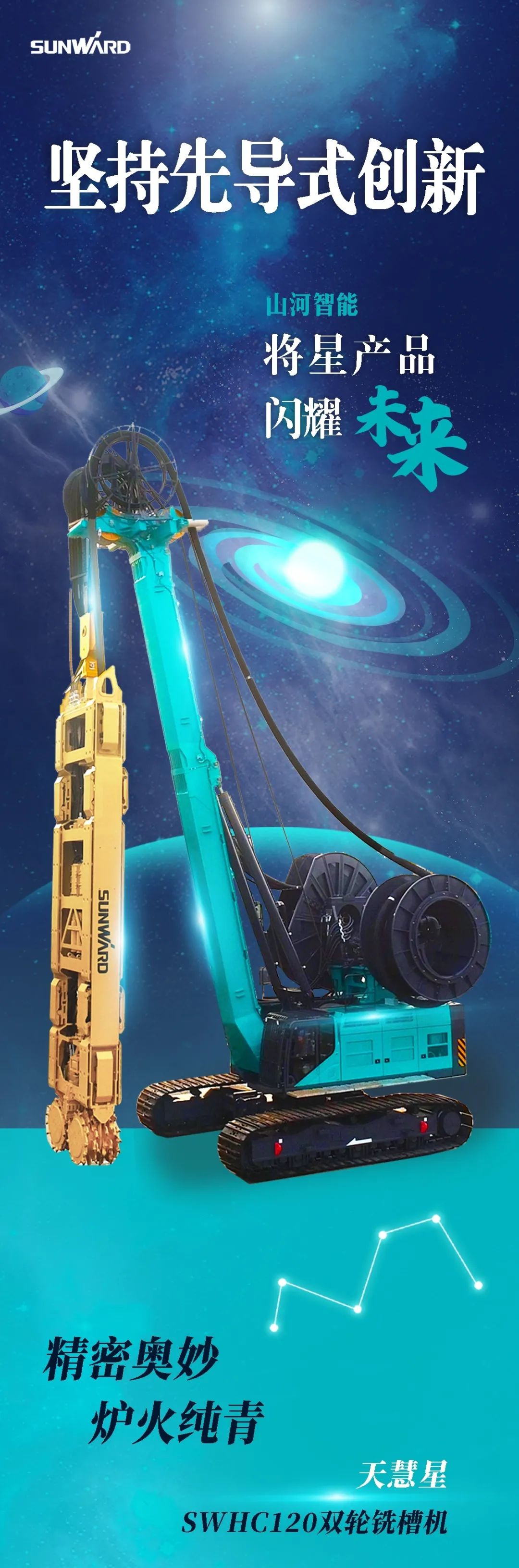 一图读懂 | 不朽情缘智能地下工程装备四大“将星”产品荣耀来袭