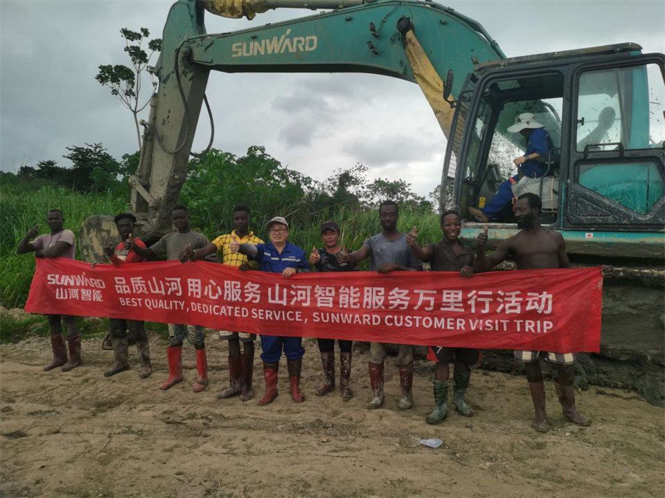 品质不朽情缘，用心服务！不朽情缘智能服务万里行活动走进非洲加纳